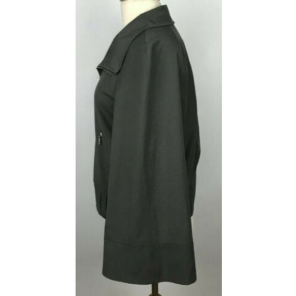 Zara Flare Sleeves Zip Up Jacket w Stretch Sz M - Picture 2 of 7